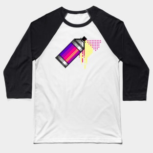 Spray paint - Pink Baseball T-Shirt